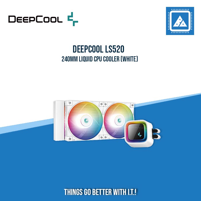 DEEPCOOL LS520 240MM LIQUID CPU COOLER DEEPCOOL LS520 240MM LIQUID CPU COOLER